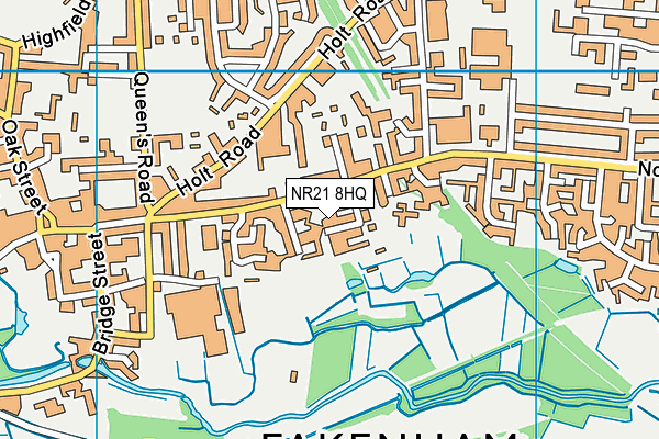 NR21 8HQ map - OS VectorMap District (Ordnance Survey)