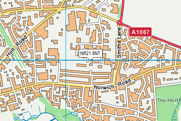 NR21 8NT map - OS VectorMap District (Ordnance Survey)
