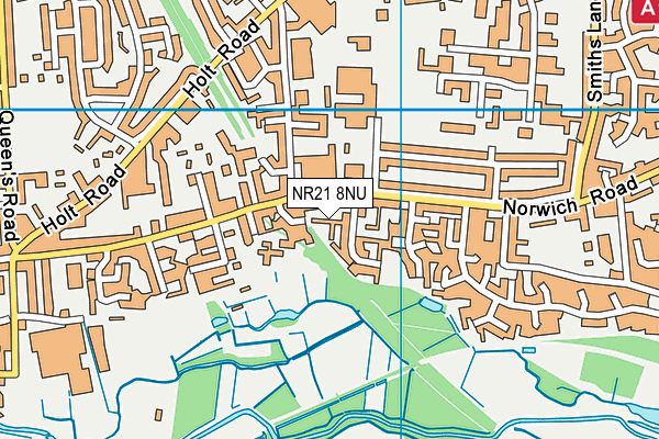 NR21 8NU map - OS VectorMap District (Ordnance Survey)