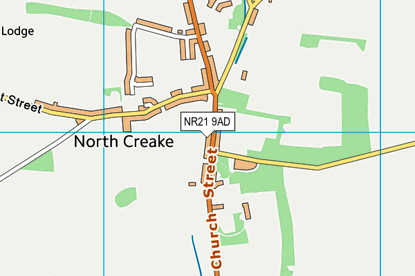 NR21 9AD map - OS VectorMap District (Ordnance Survey)