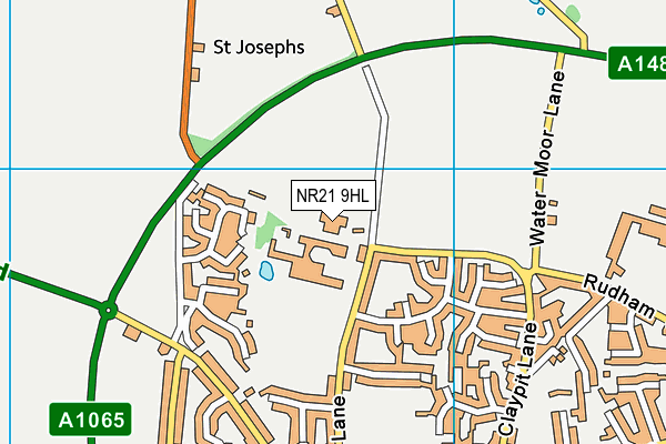 NR21 9HL map - OS VectorMap District (Ordnance Survey)