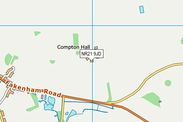 NR21 9JD map - OS VectorMap District (Ordnance Survey)