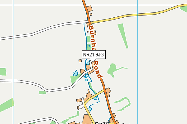 NR21 9JG map - OS VectorMap District (Ordnance Survey)
