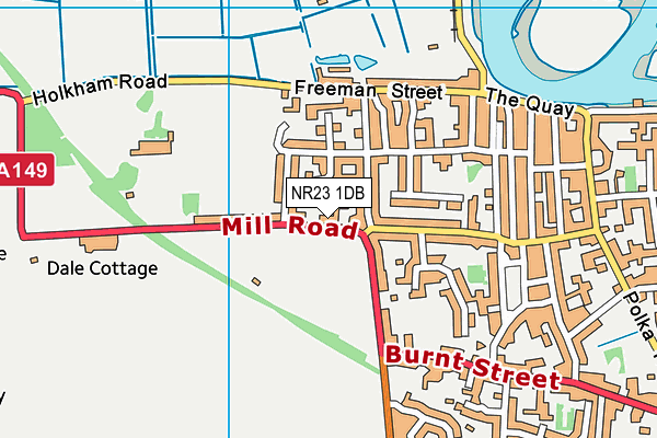 Map of 62 MILL ROAD LIMITED at district scale