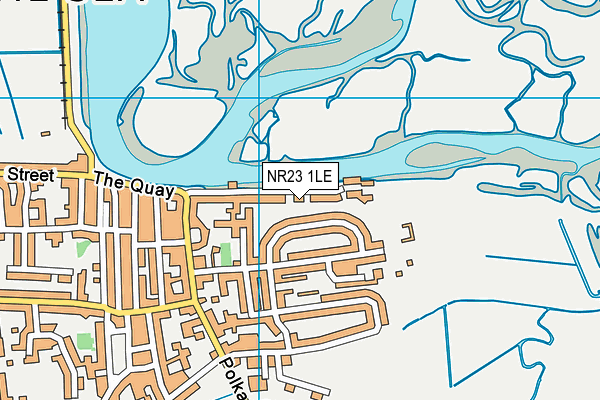 NR23 1LE map - OS VectorMap District (Ordnance Survey)
