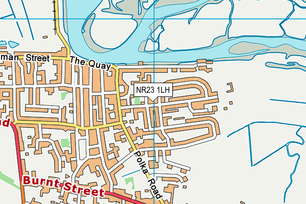 NR23 1LH map - OS VectorMap District (Ordnance Survey)