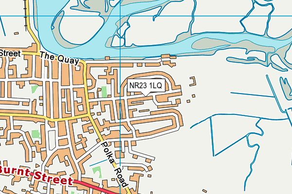 NR23 1LQ map - OS VectorMap District (Ordnance Survey)