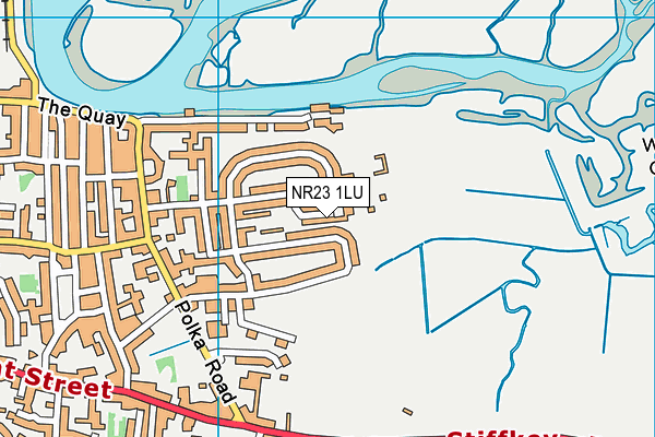 NR23 1LU map - OS VectorMap District (Ordnance Survey)