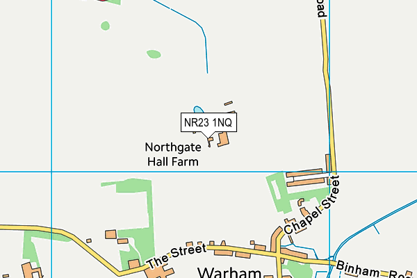 NR23 1NQ map - OS VectorMap District (Ordnance Survey)