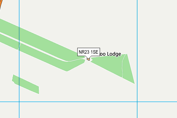 NR23 1SE map - OS VectorMap District (Ordnance Survey)