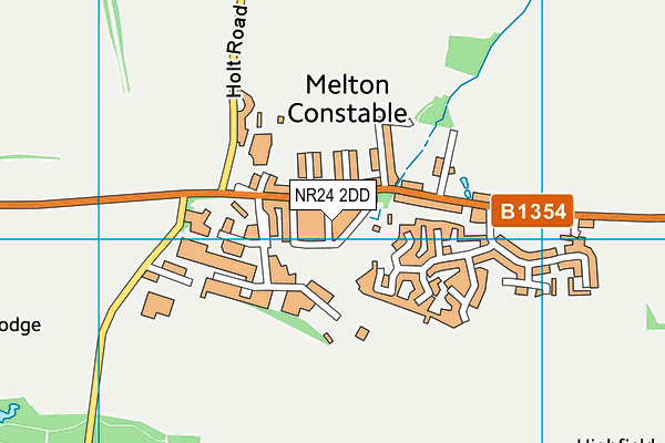 NR24 2DD map - OS VectorMap District (Ordnance Survey)