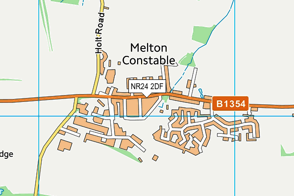 NR24 2DF map - OS VectorMap District (Ordnance Survey)