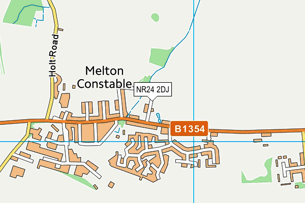 NR24 2DJ map - OS VectorMap District (Ordnance Survey)