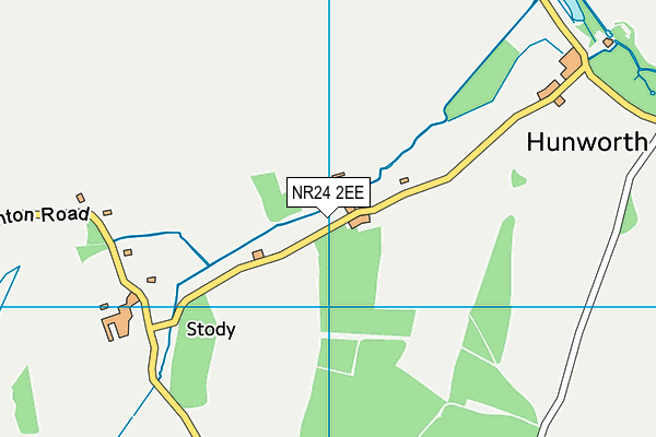 NR24 2EE map - OS VectorMap District (Ordnance Survey)