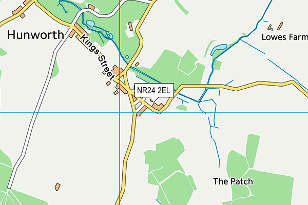NR24 2EL map - OS VectorMap District (Ordnance Survey)