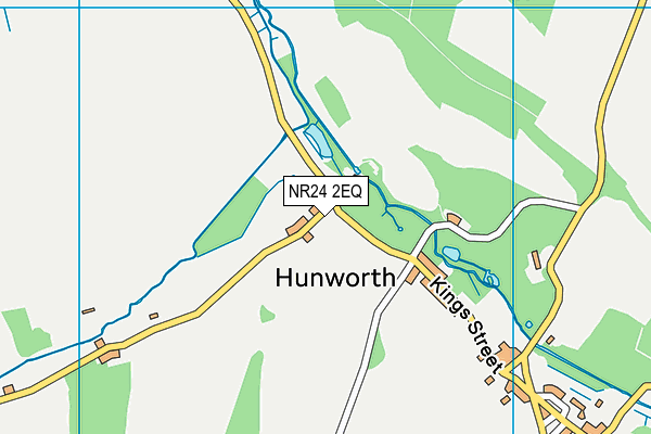 Hunworth & Stody Village Hall map (NR24 2EQ) - OS VectorMap District (Ordnance Survey)