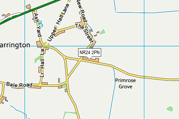 NR24 2PN map - OS VectorMap District (Ordnance Survey)