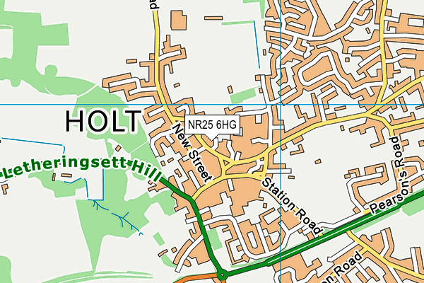 Map of HOLT'S FOLKS LTD at district scale