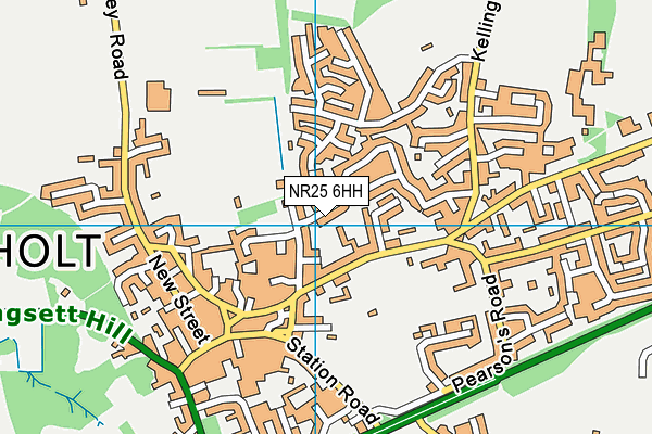 NR25 6HH map - OS VectorMap District (Ordnance Survey)