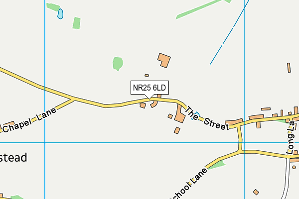 NR25 6LD map - OS VectorMap District (Ordnance Survey)