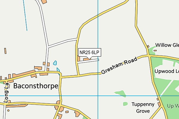 NR25 6LP map - OS VectorMap District (Ordnance Survey)