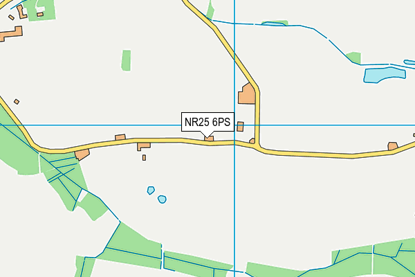NR25 6PS map - OS VectorMap District (Ordnance Survey)