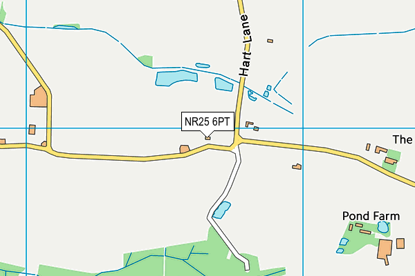 NR25 6PT map - OS VectorMap District (Ordnance Survey)
