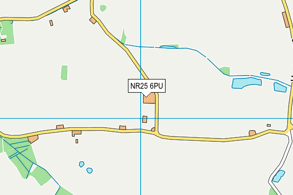 NR25 6PU map - OS VectorMap District (Ordnance Survey)