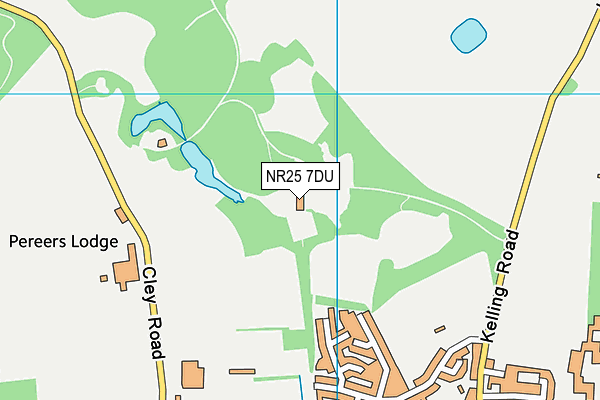 NR25 7DU map - OS VectorMap District (Ordnance Survey)