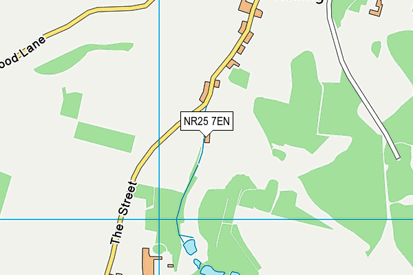 NR25 7EN map - OS VectorMap District (Ordnance Survey)