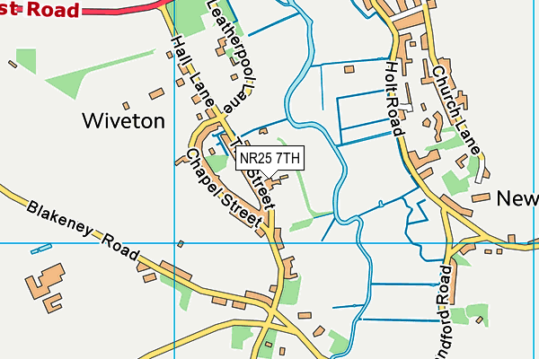 NR25 7TH map - OS VectorMap District (Ordnance Survey)