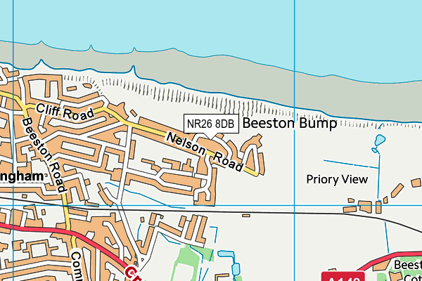 NR26 8DB map - OS VectorMap District (Ordnance Survey)