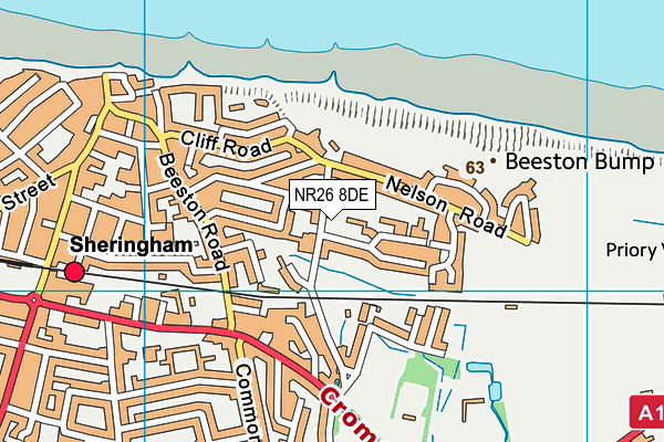 NR26 8DE map - OS VectorMap District (Ordnance Survey)