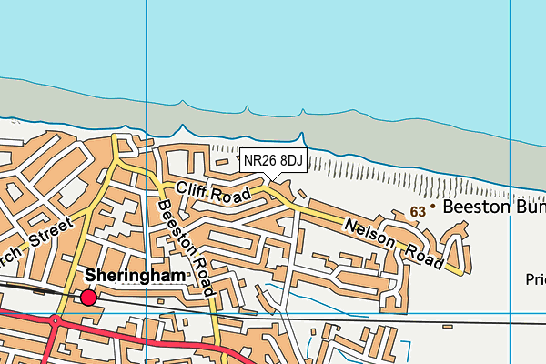 NR26 8DJ map - OS VectorMap District (Ordnance Survey)