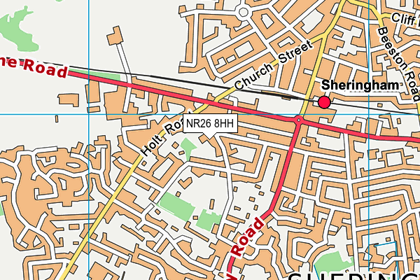 NR26 8HH map - OS VectorMap District (Ordnance Survey)