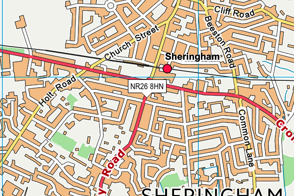 NR26 8HN map - OS VectorMap District (Ordnance Survey)