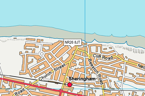 NR26 8JT map - OS VectorMap District (Ordnance Survey)