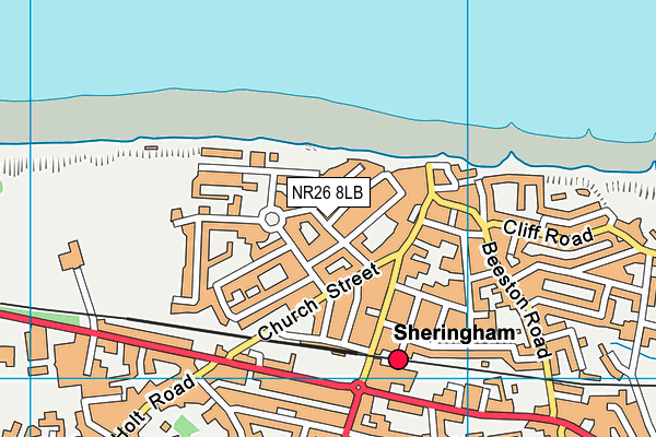 Map of SHERINGHAM COTTAGES LTD at district scale