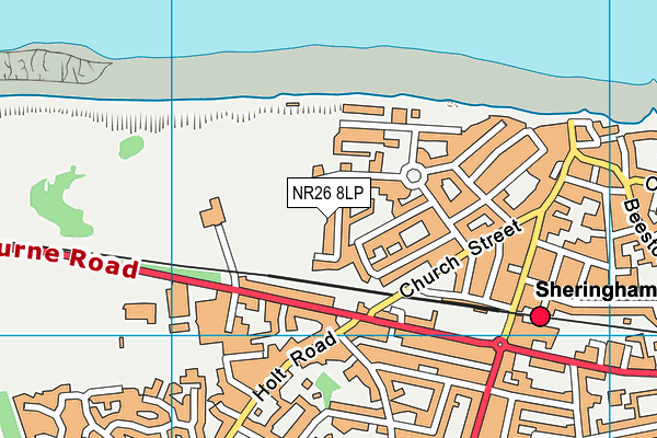 NR26 8LP map - OS VectorMap District (Ordnance Survey)