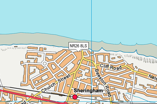 NR26 8LS map - OS VectorMap District (Ordnance Survey)
