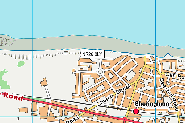 NR26 8LY map - OS VectorMap District (Ordnance Survey)