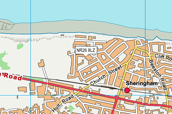 Map of ST NICHOLAS PLACE (SHERINGHAM) MANAGEMENT COMPANY LIMITED at district scale