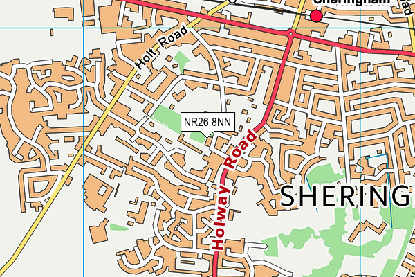 NR26 8NN map - OS VectorMap District (Ordnance Survey)