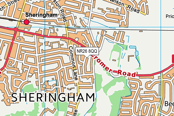 NR26 8QQ map - OS VectorMap District (Ordnance Survey)