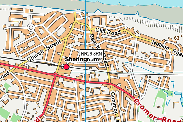 NR26 8RN map - OS VectorMap District (Ordnance Survey)