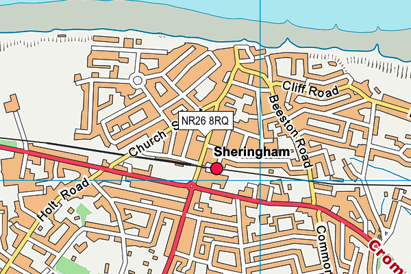 NR26 8RQ map - OS VectorMap District (Ordnance Survey)