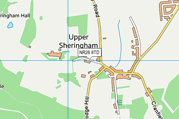 NR26 8TD map - OS VectorMap District (Ordnance Survey)