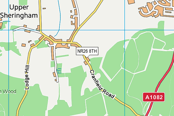 NR26 8TH map - OS VectorMap District (Ordnance Survey)