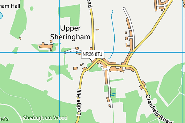 NR26 8TJ map - OS VectorMap District (Ordnance Survey)