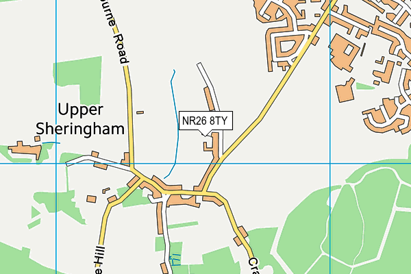 NR26 8TY map - OS VectorMap District (Ordnance Survey)